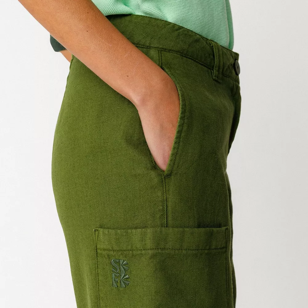 Pantalon METXE vert avocat – vue 4