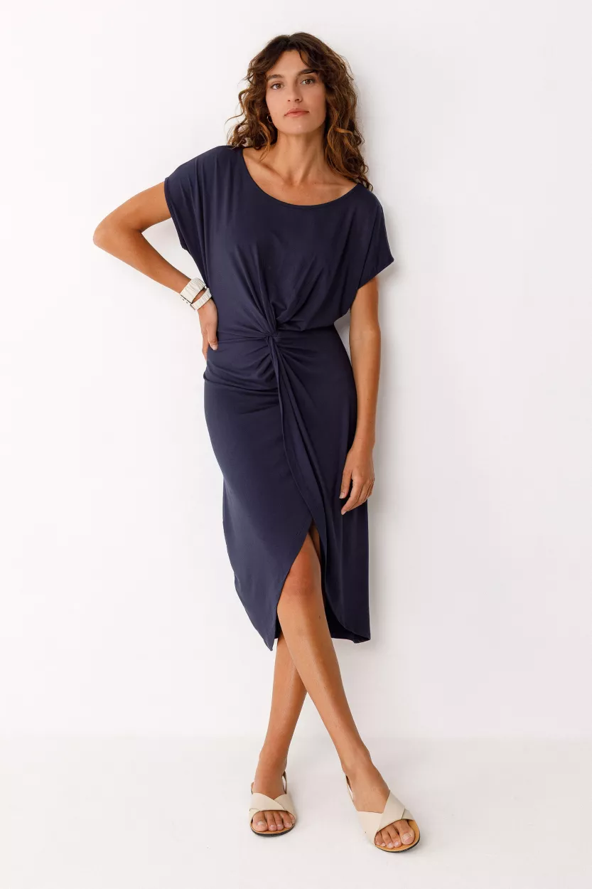 Robe AMADE bleu marine