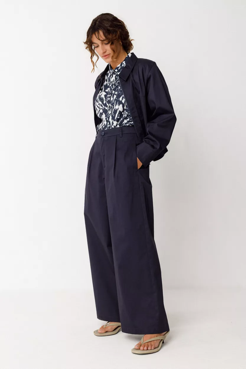 Veste HALTSU-GOTS bleu marine – vue 5