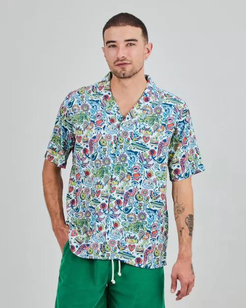 Chemise Homme Aloha THIS IS ASIS multicolore