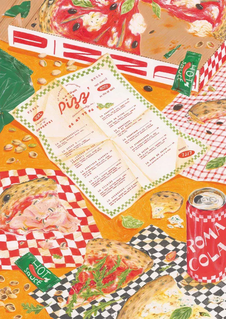 Puzzle PIZZA A EMPORTER, 1000 pièces – vue 5