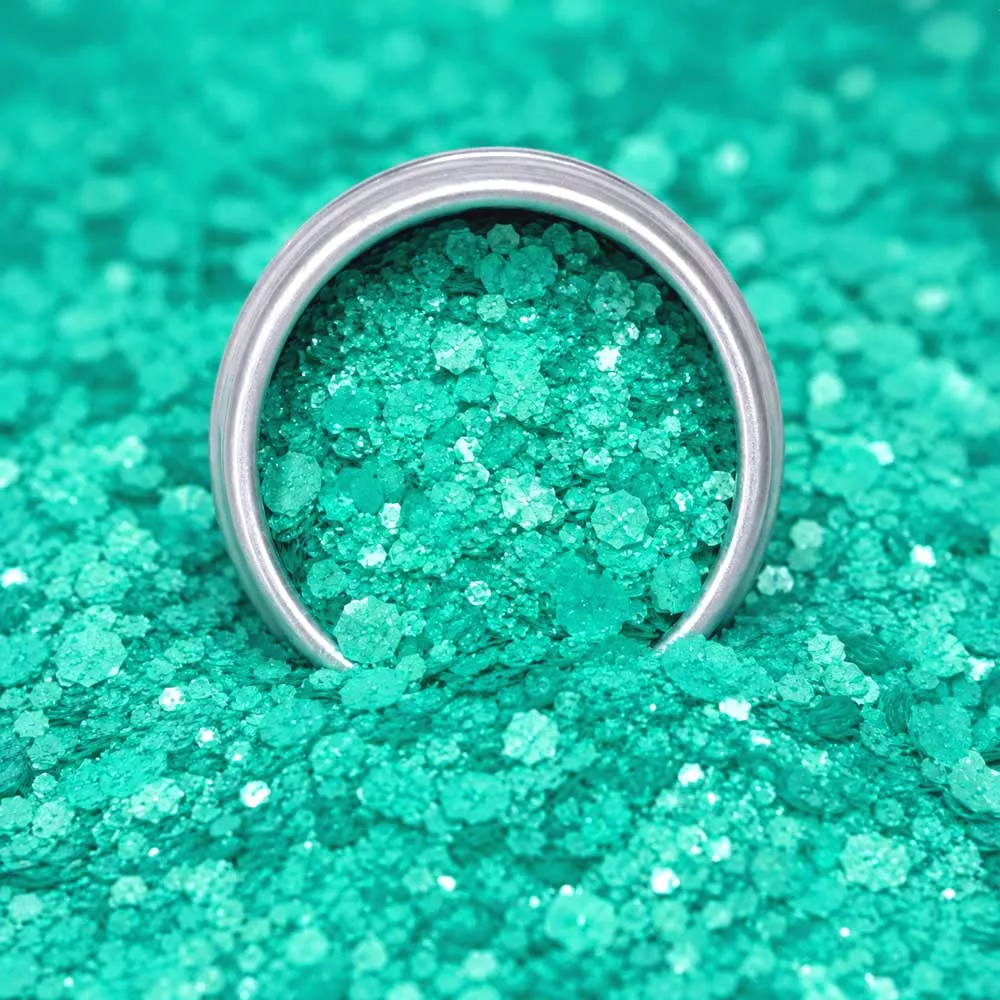 Paillettes Néon Vert Menthe – vue 3
