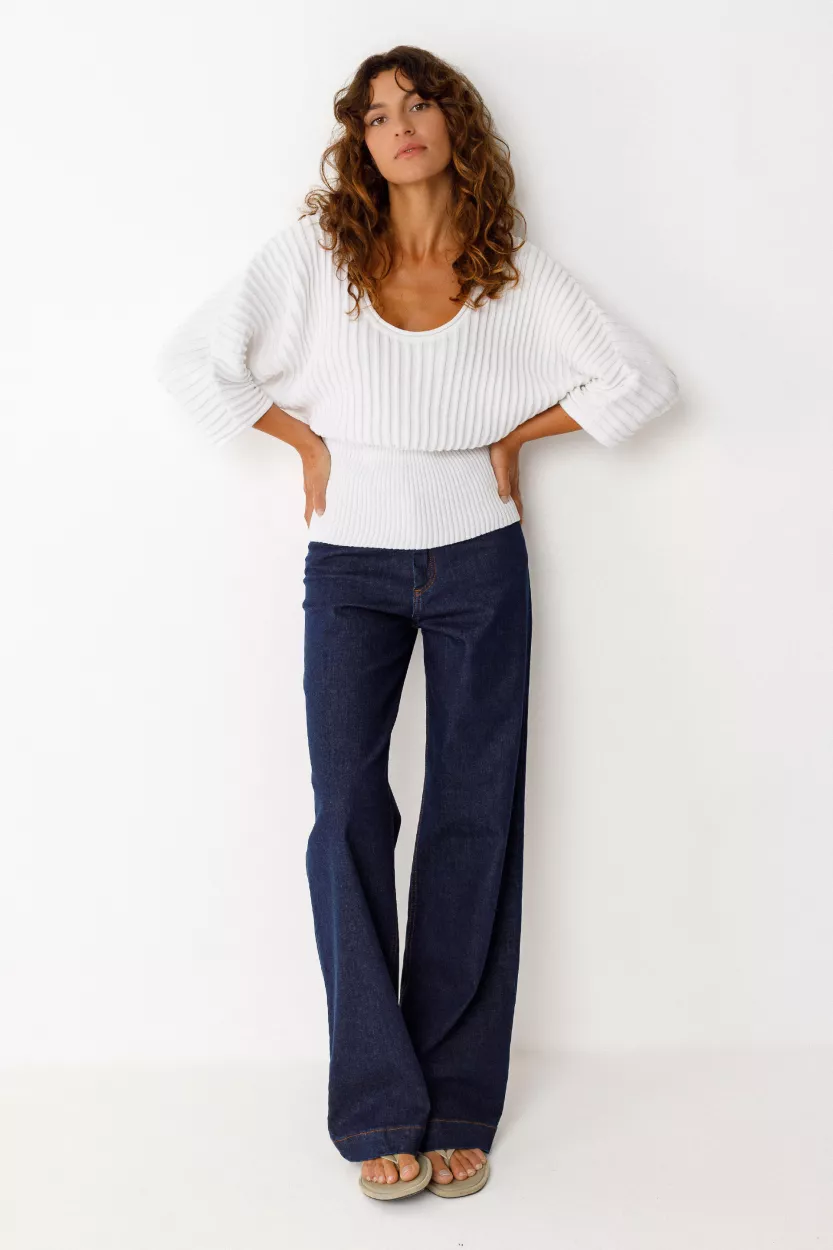 Pull DUNA-GOTS blanc – vue 4