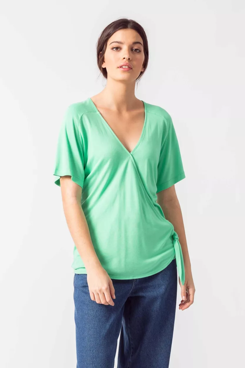 Top TEKLA menthe – vue 2