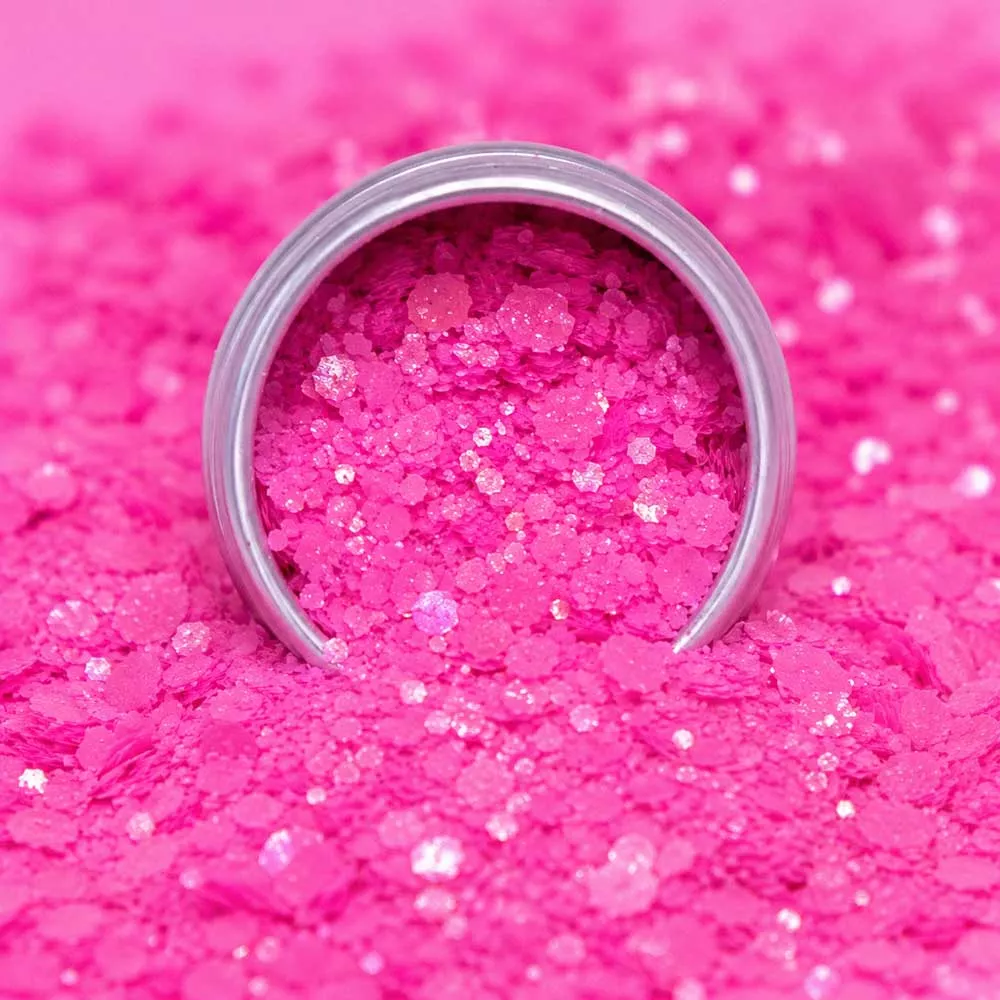 Paillettes Néon Rose – vue 3