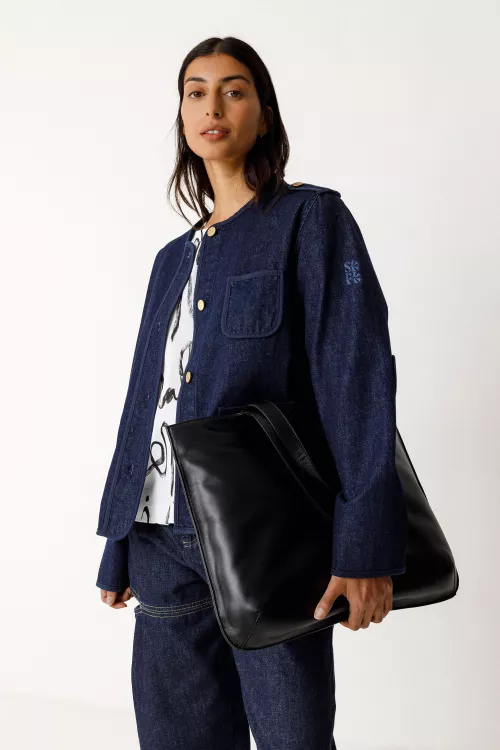 Veste AIKU jean foncé