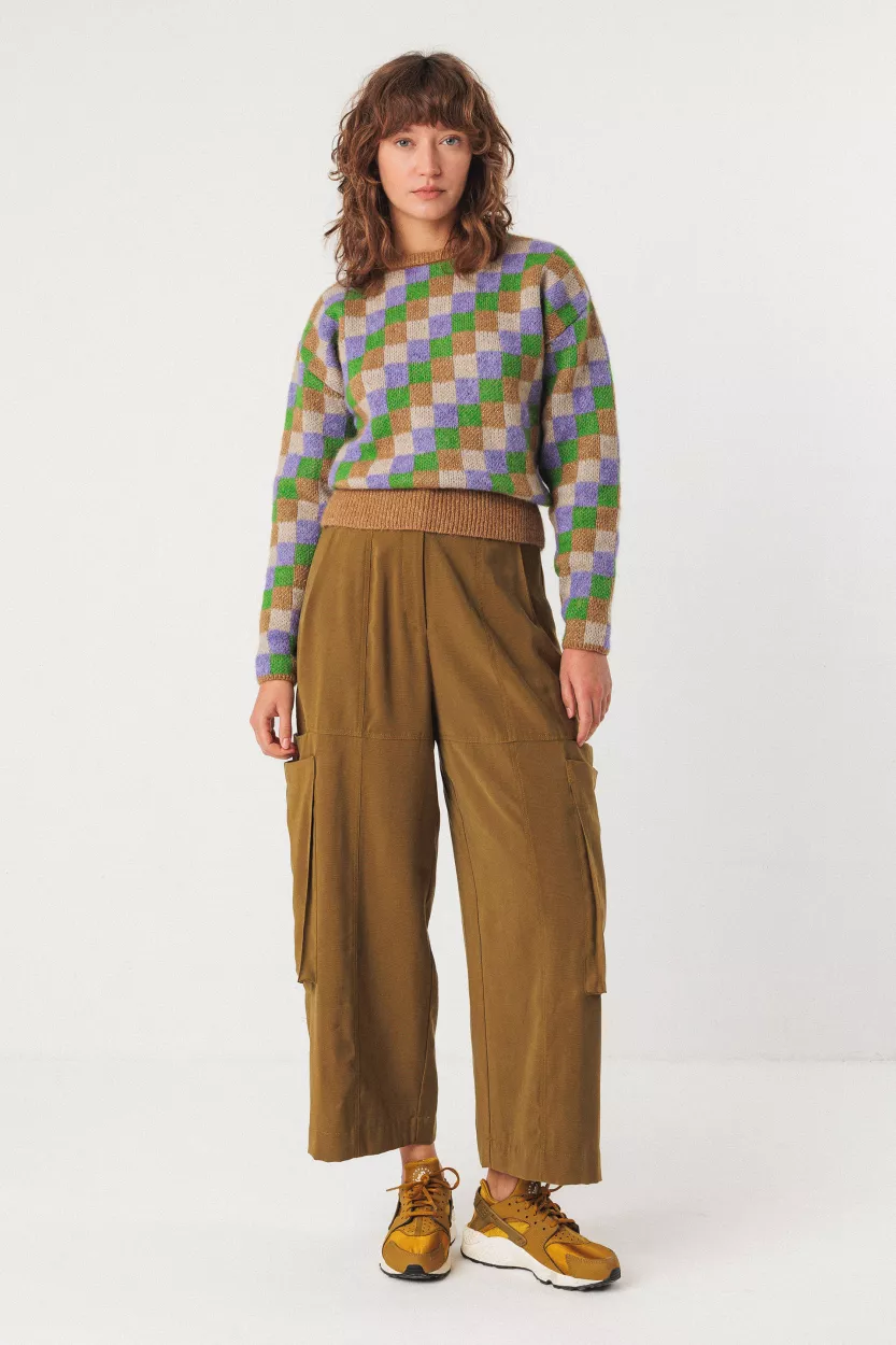 Pull AITZA multicolore – vue 2