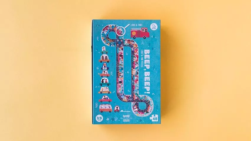 Puzzle BEEP BEEP!, 48 pièces – vue 13