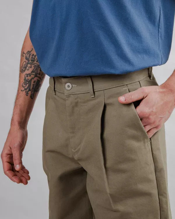 Pantalon à pinces SOBREMESA Kaki – vue 2