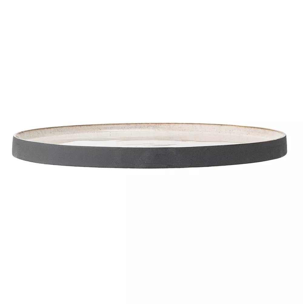 Plateau, Naturel, Grès Ø30xH2,5 cm – vue 3
