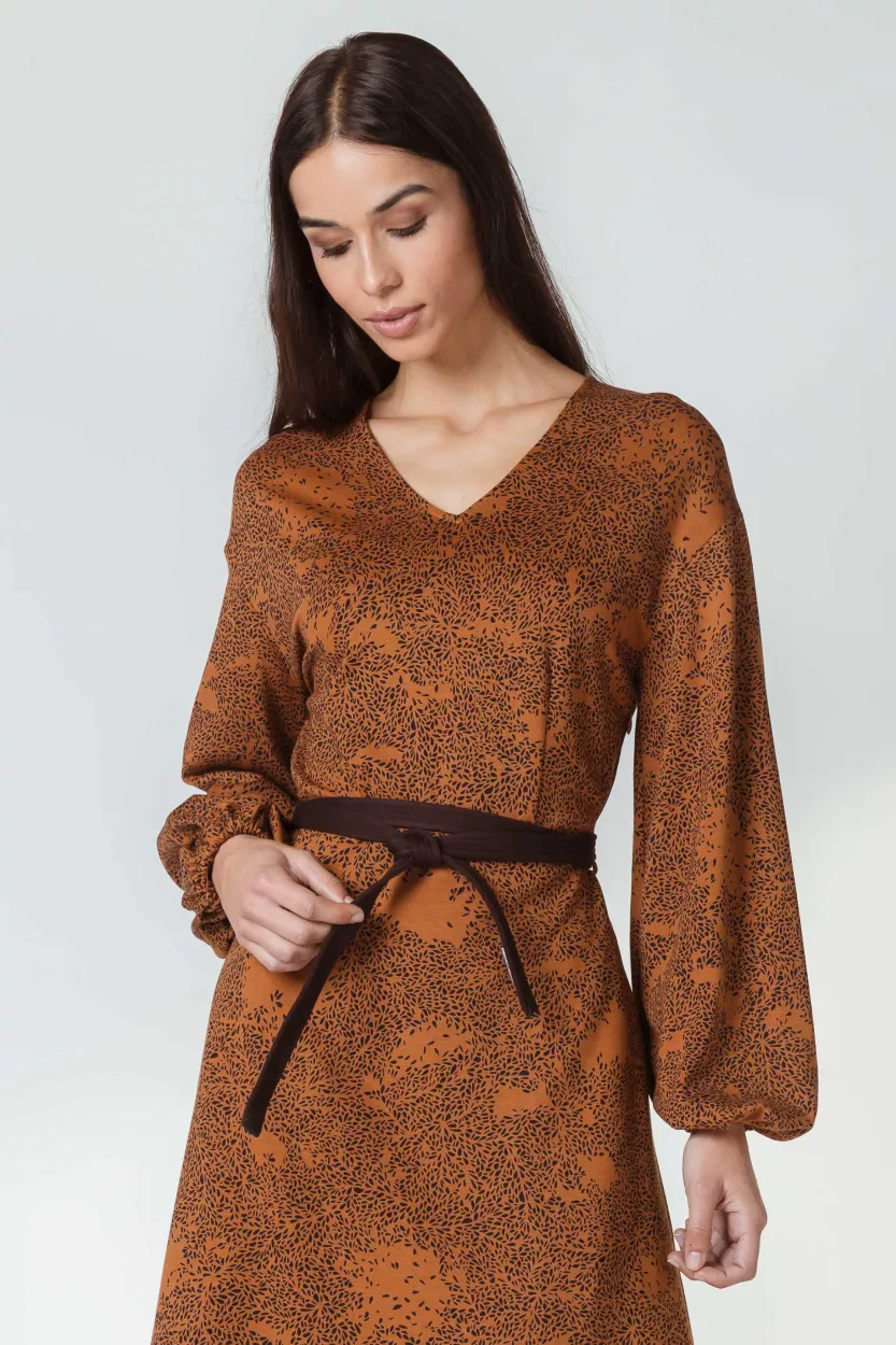 Ceinture OBITTIKI marron foncé – vue 2
