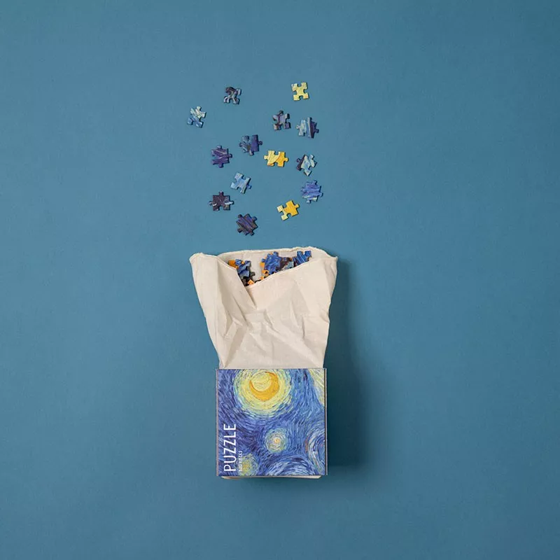 Cube Puzzle VAN GOGH STARRY NIGHT 520 pièces – vue 2
