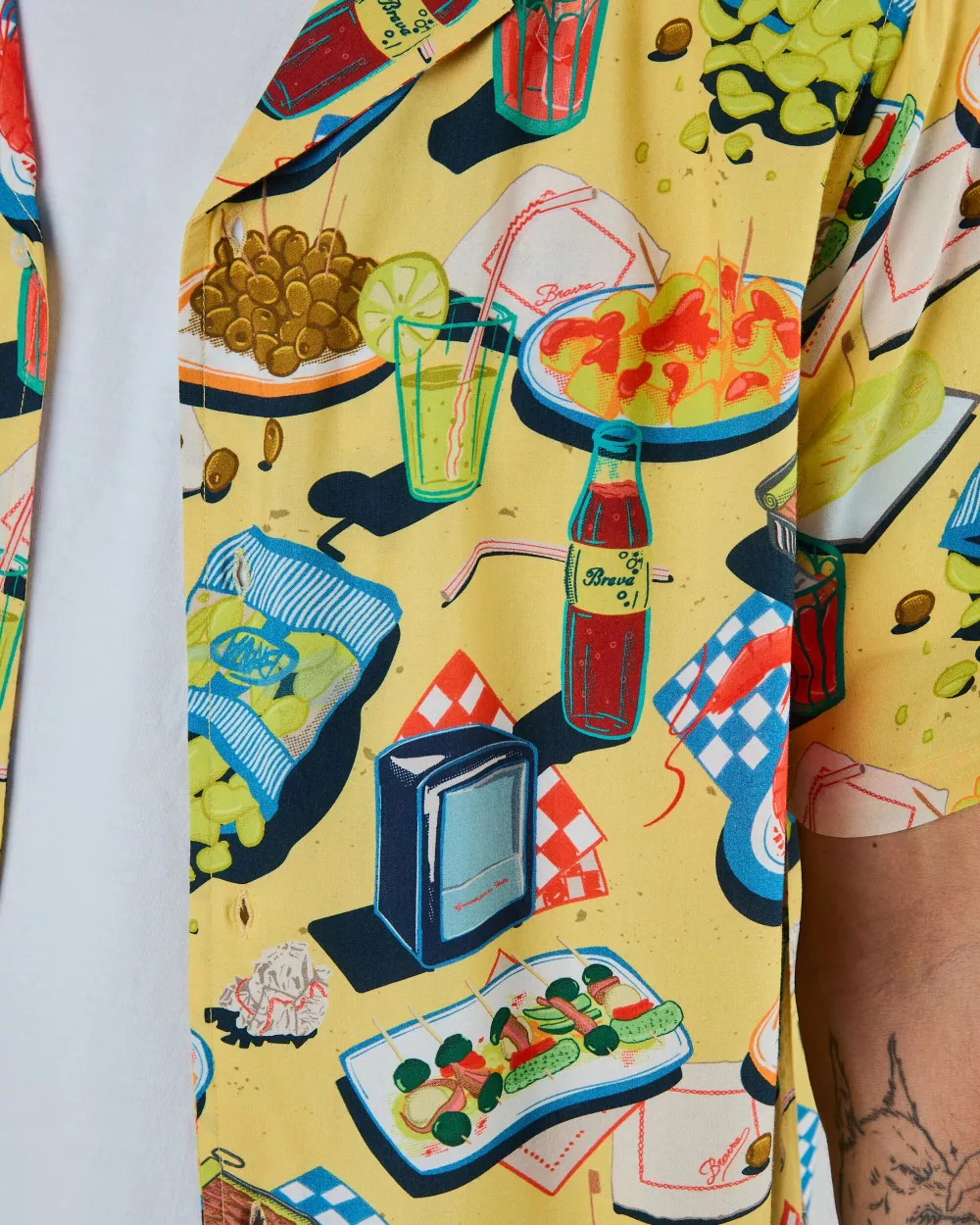 Chemise Homme Aloha CHIRINGUITO jaune – vue 7
