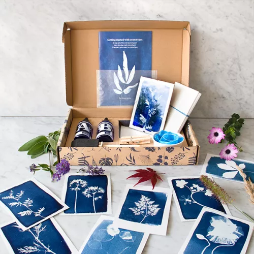 Coffret Cyanotype, kit complet