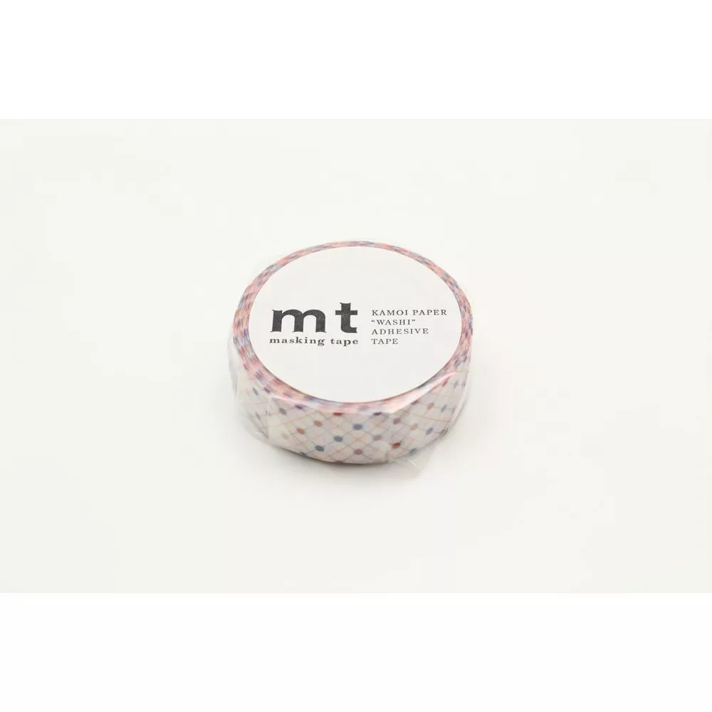 Rouleau 15mm x 10m Motif multi points rouge / hasen dot red – vue 3