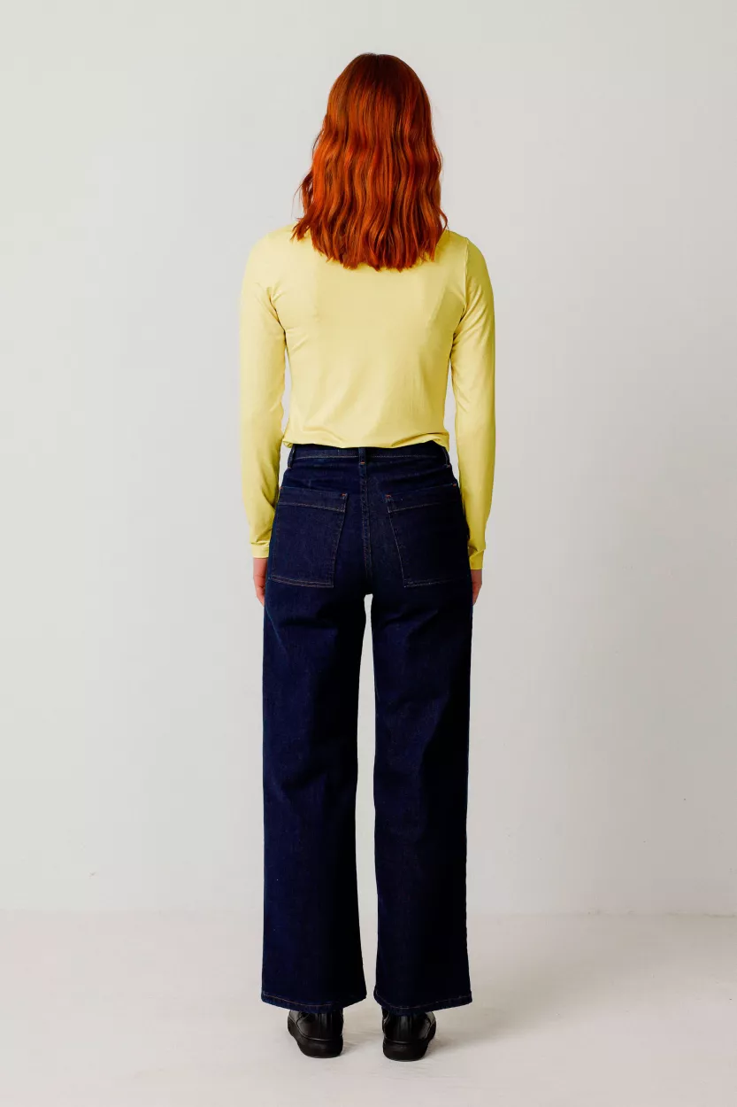 Top ZUR-7 jaune citron – vue 4