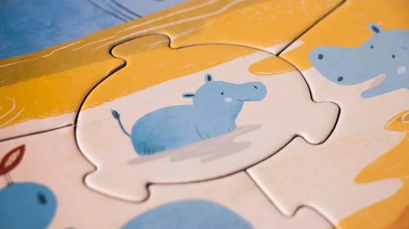 Puzzle LOOK! I'M BIG, 5 puzzles de 4 pièces – vue 10