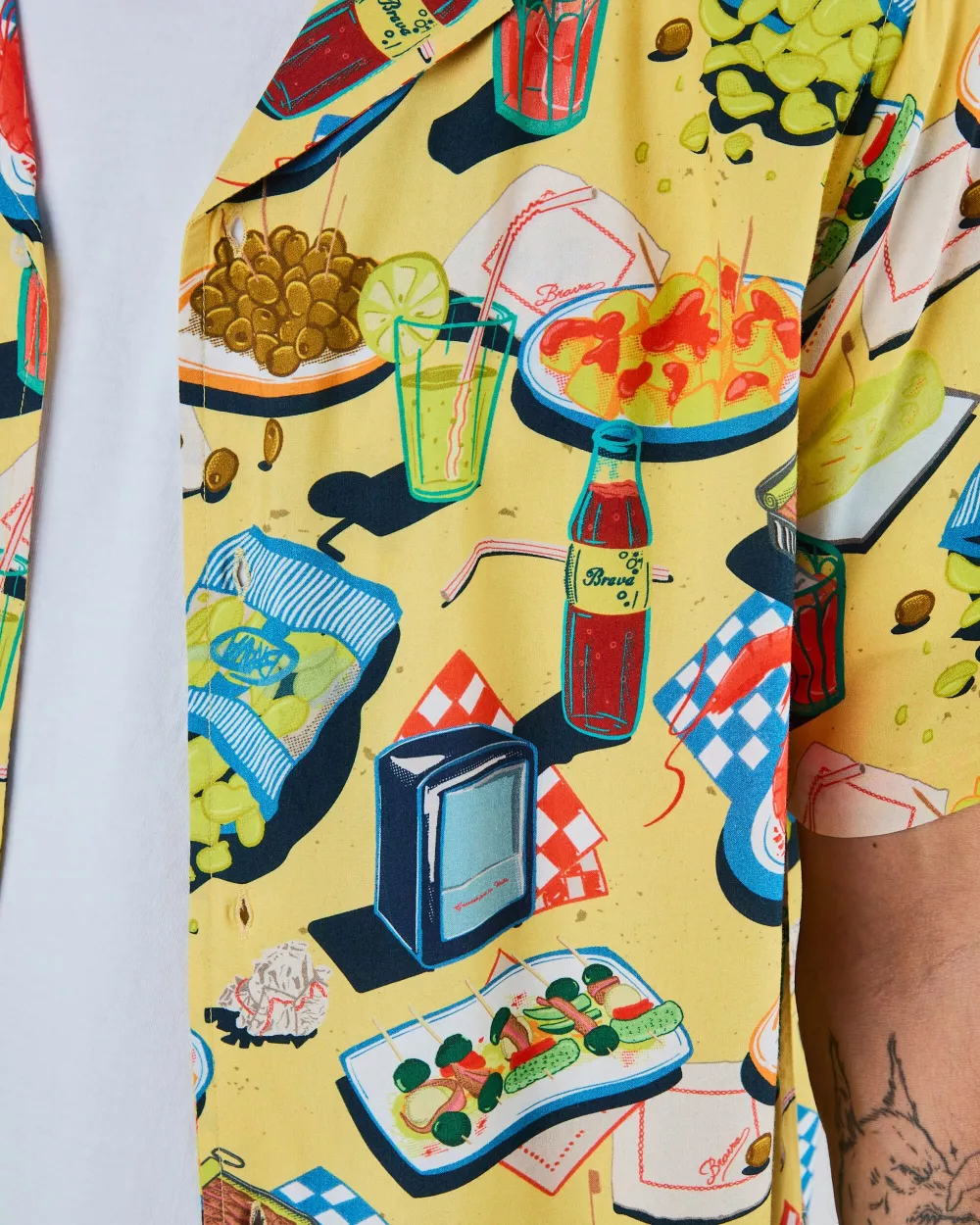 Chemise Homme Aloha CHIRINGUITO jaune – vue 2
