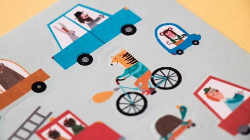 Stickers CITY - Set de 150 autocollants amovibles – vue 4