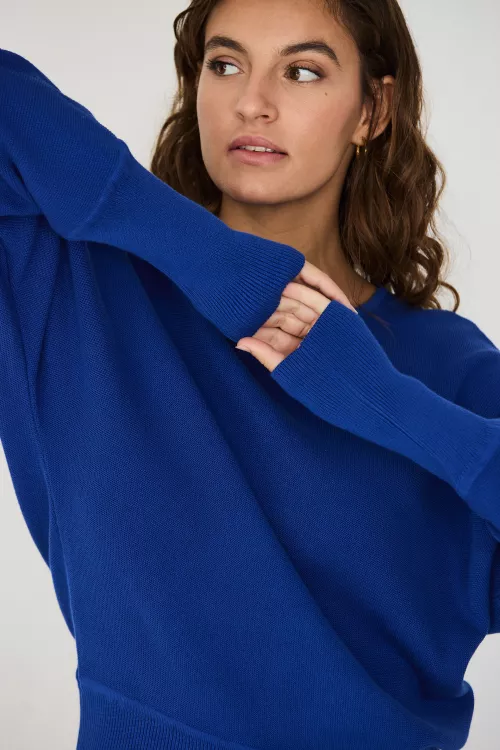 Pull IBAR-GOTS bleu électrique