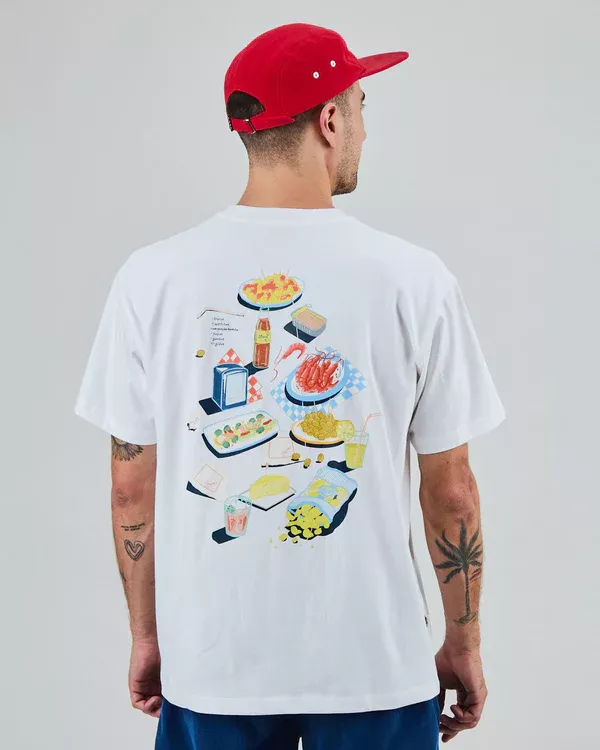 T-shirt oversize CHIRINGUITO blanc