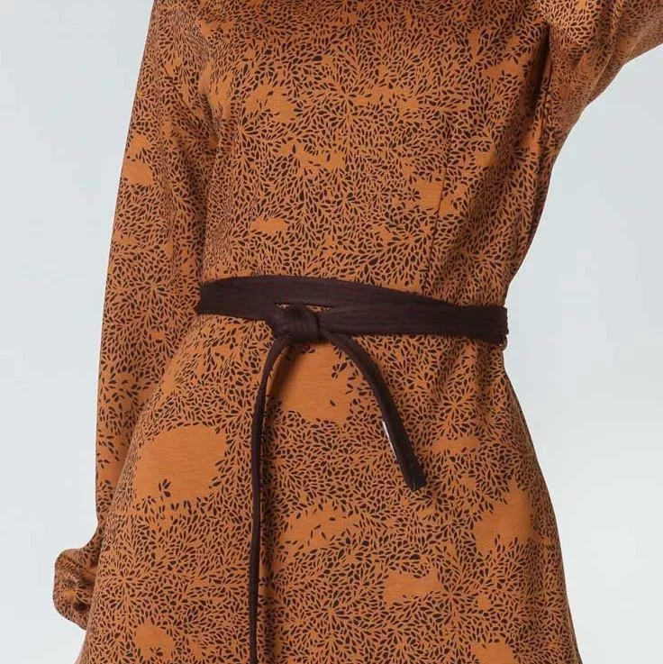 Ceinture OBITTIKI marron foncé