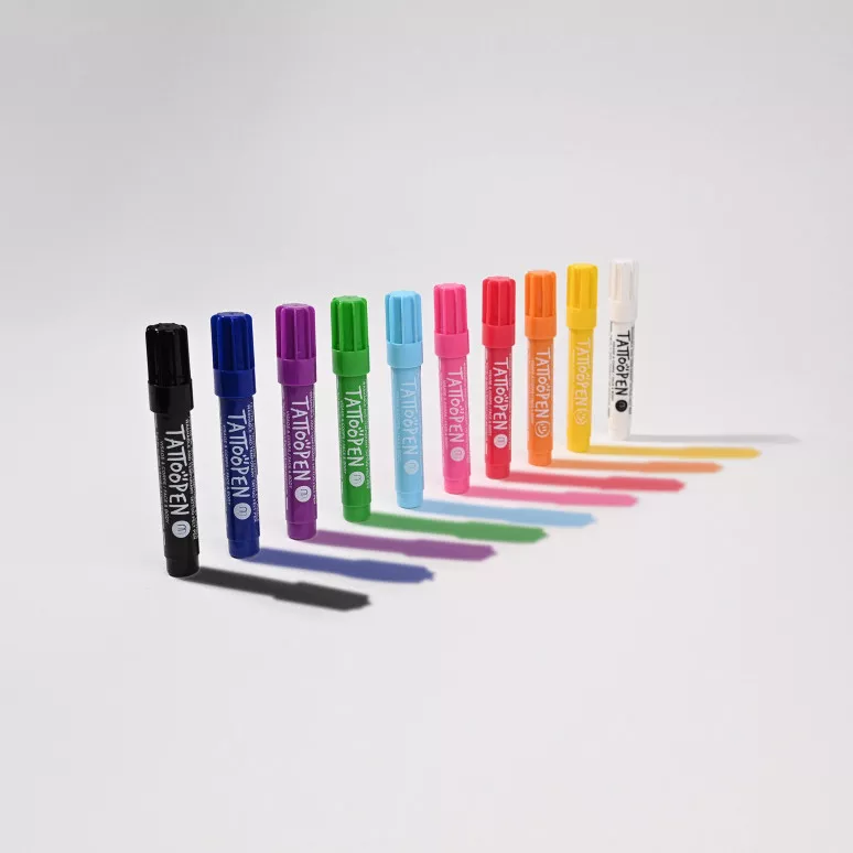 Feutre de tatouage temporaire TATTOOPEN Vert – vue 4