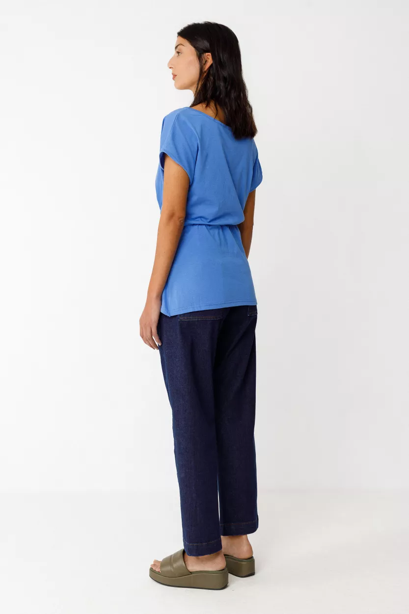 T-shirt ALAINE-GOTS bleu – vue 4
