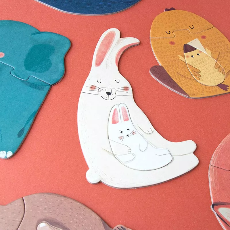 Puzzle MAMA - 7 puzzles de 3 grandes pièces – vue 4