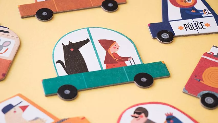 Puzzle BEEP BEEP!, 48 pièces – vue 2