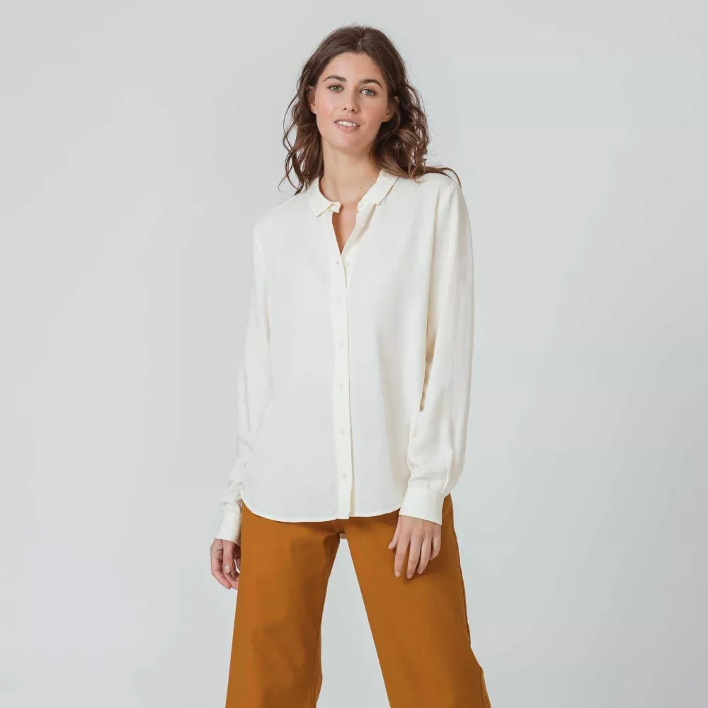 Chemise ASUNE crème – vue 4