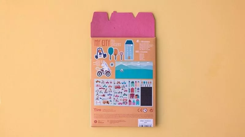 Stickers CITY - Set de 150 autocollants amovibles – vue 11