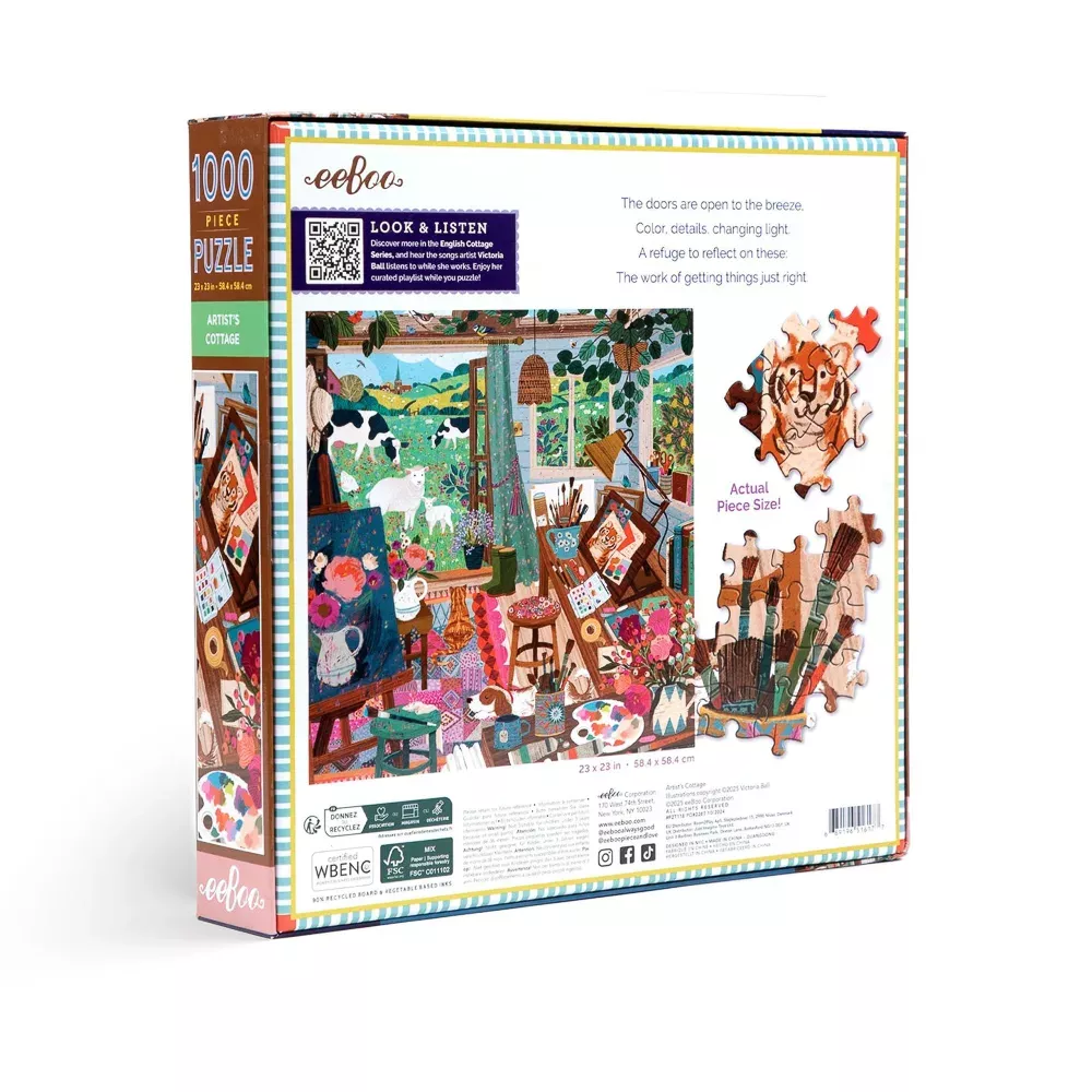 Puzzle ARTIST'S COTTAGE - 1000 pièces – vue 3