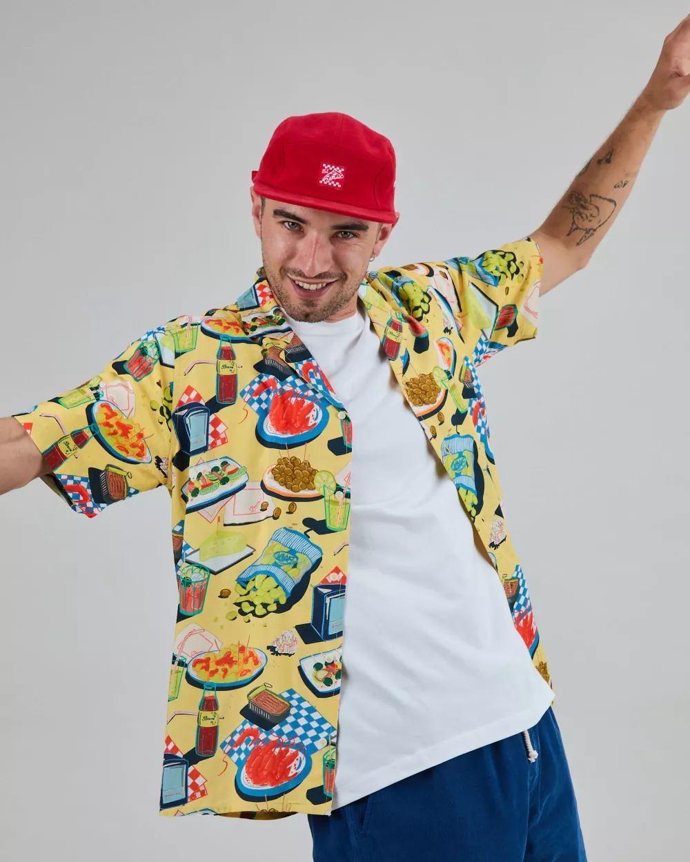 Chemise Homme Aloha CHIRINGUITO jaune – vue 8