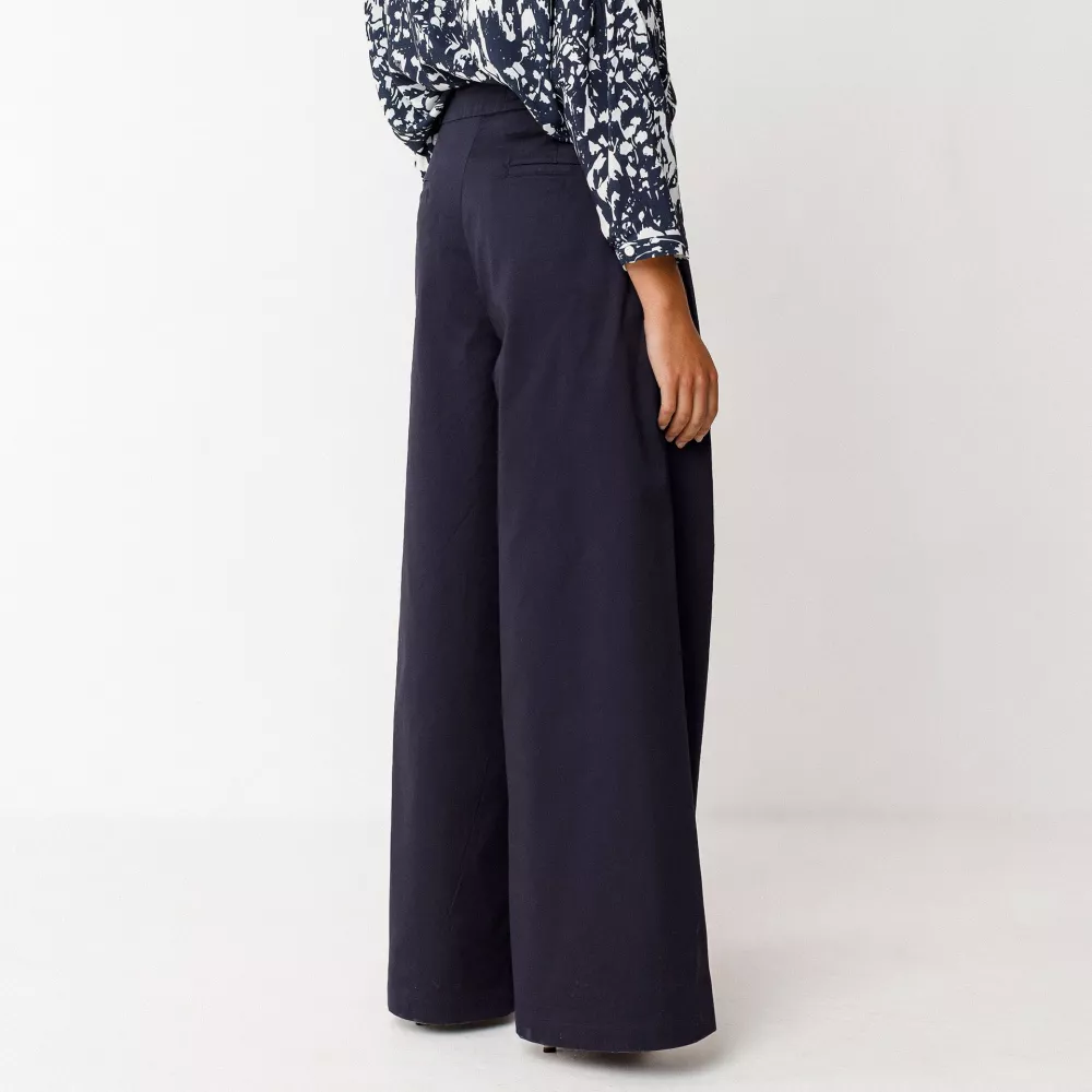 Pantalon ENA-GOTS bleu marine – vue 4
