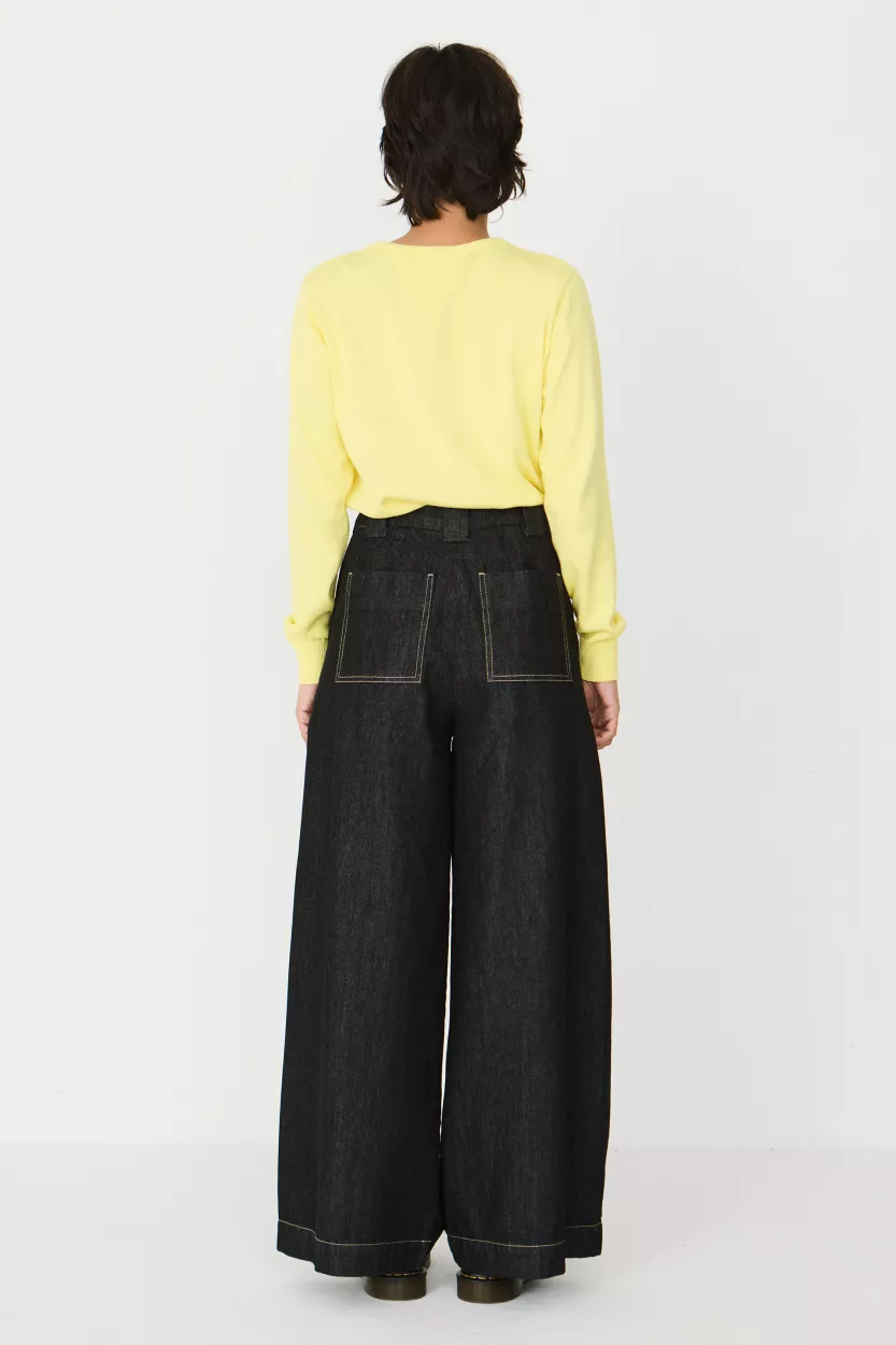 Pantalon AMALUR-GOTS jean noir – vue 4