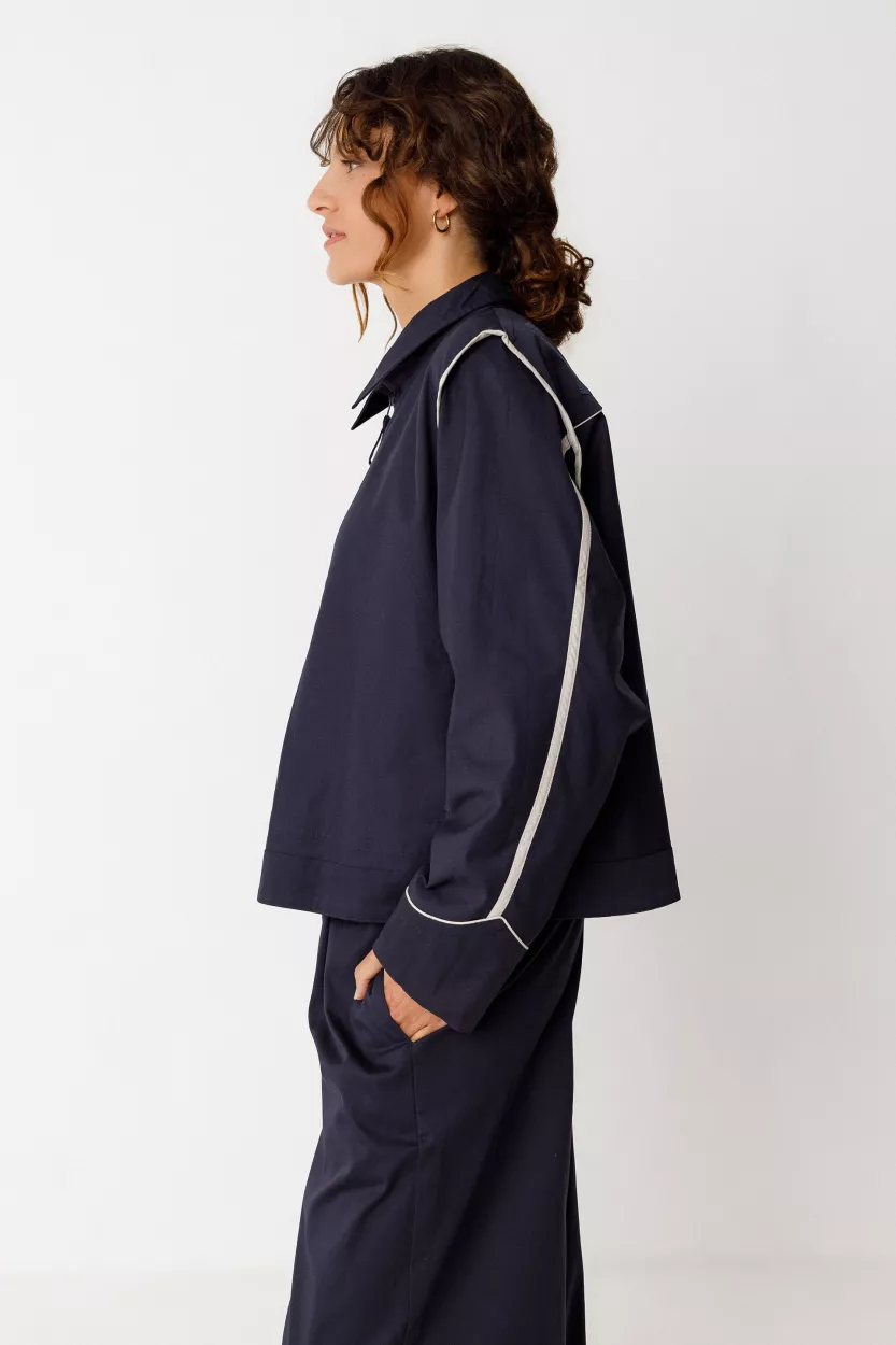 Veste HALTSU-GOTS bleu marine – vue 4