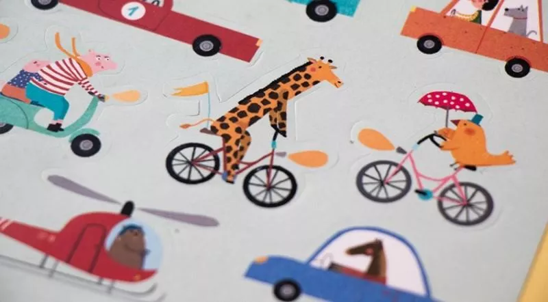Stickers CITY - Set de 150 autocollants amovibles – vue 5