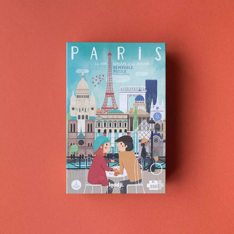 Puzzle PARIS VILLE LUMIERE réversible 350 pièces