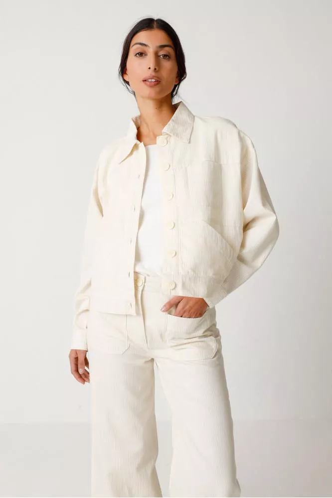 Veste  ZOHARGI-GOTS lignes blanches – vue 2