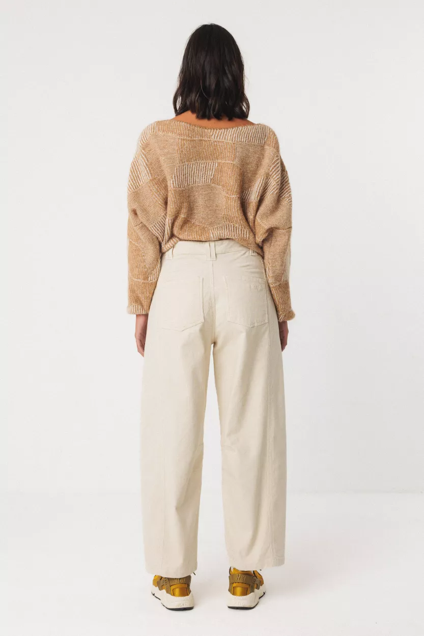 Pantalon NARKUE crème – vue 4