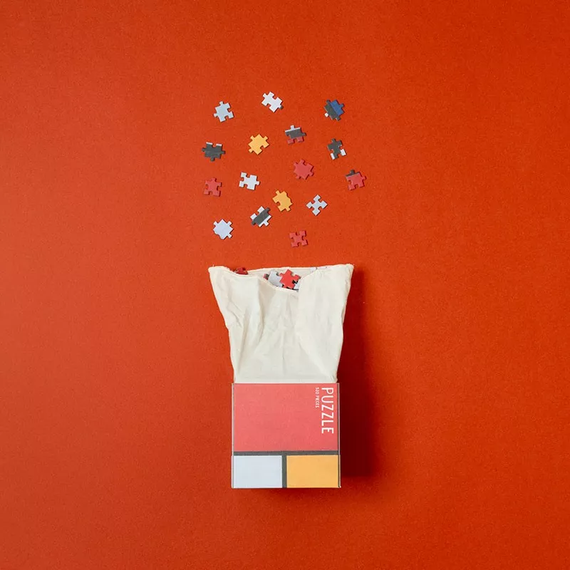 Cube Puzzle MONDRIAN COMPOSITION 520 pièces – vue 3