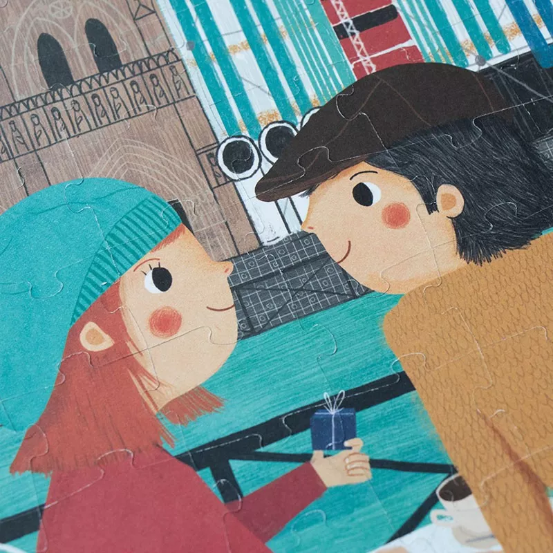 Puzzle PARIS VILLE LUMIERE réversible 350 pièces – vue 5