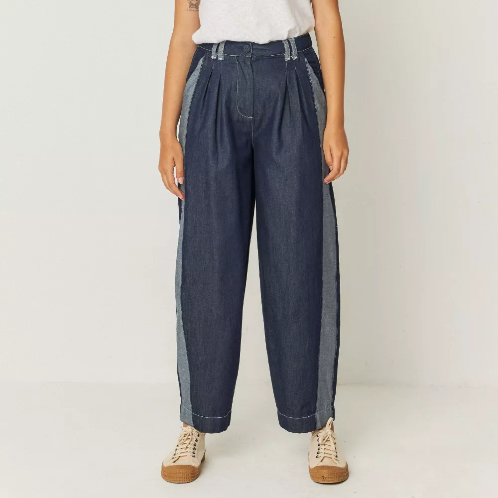 Pantalon ARALAR-GOTS denim foncé – vue 2