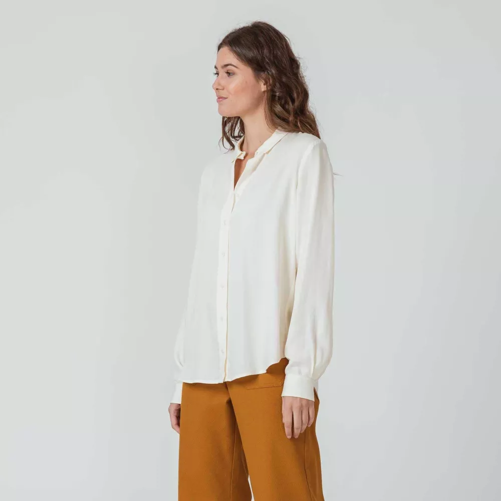 Chemise ASUNE crème – vue 3