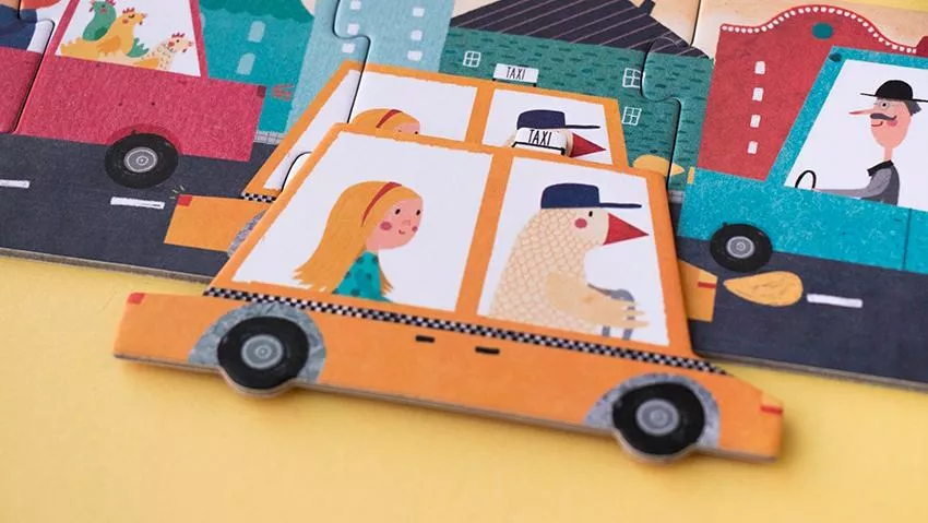 Puzzle BEEP BEEP!, 48 pièces – vue 6