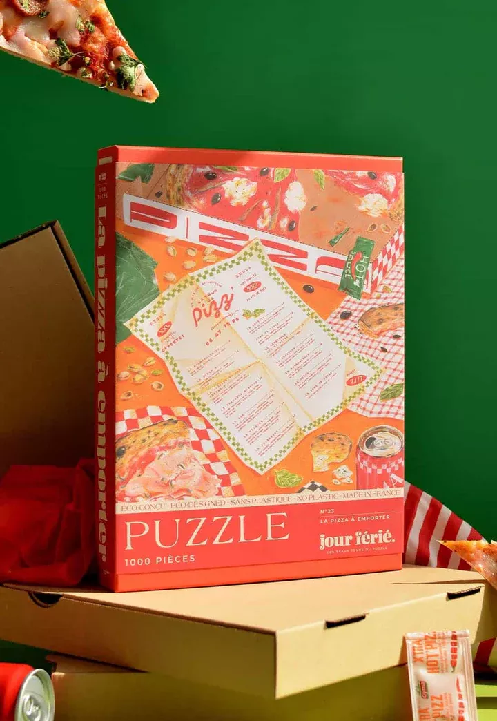 Puzzle PIZZA A EMPORTER, 1000 pièces – vue 8