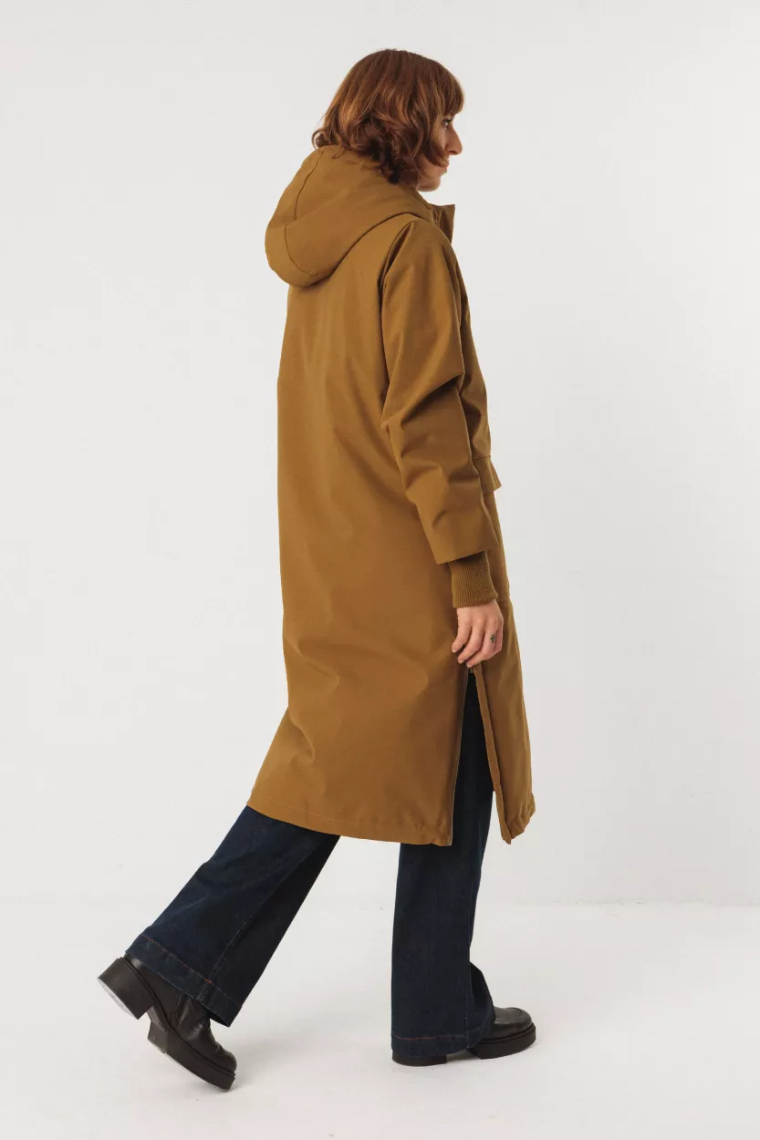 Manteau ADANA vert olive – vue 4