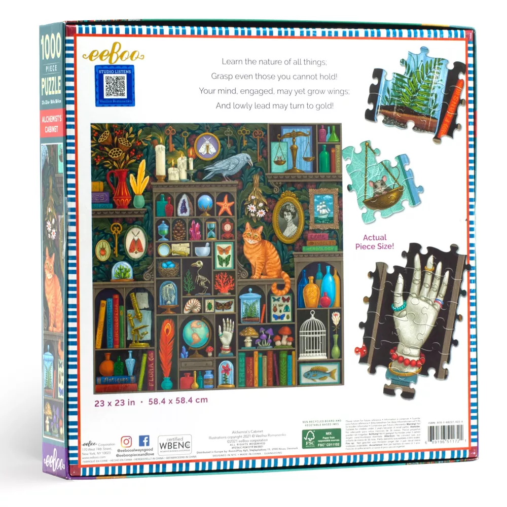 Puzzle CABINET OF ALCHEMY - 1000 pièces – vue 5