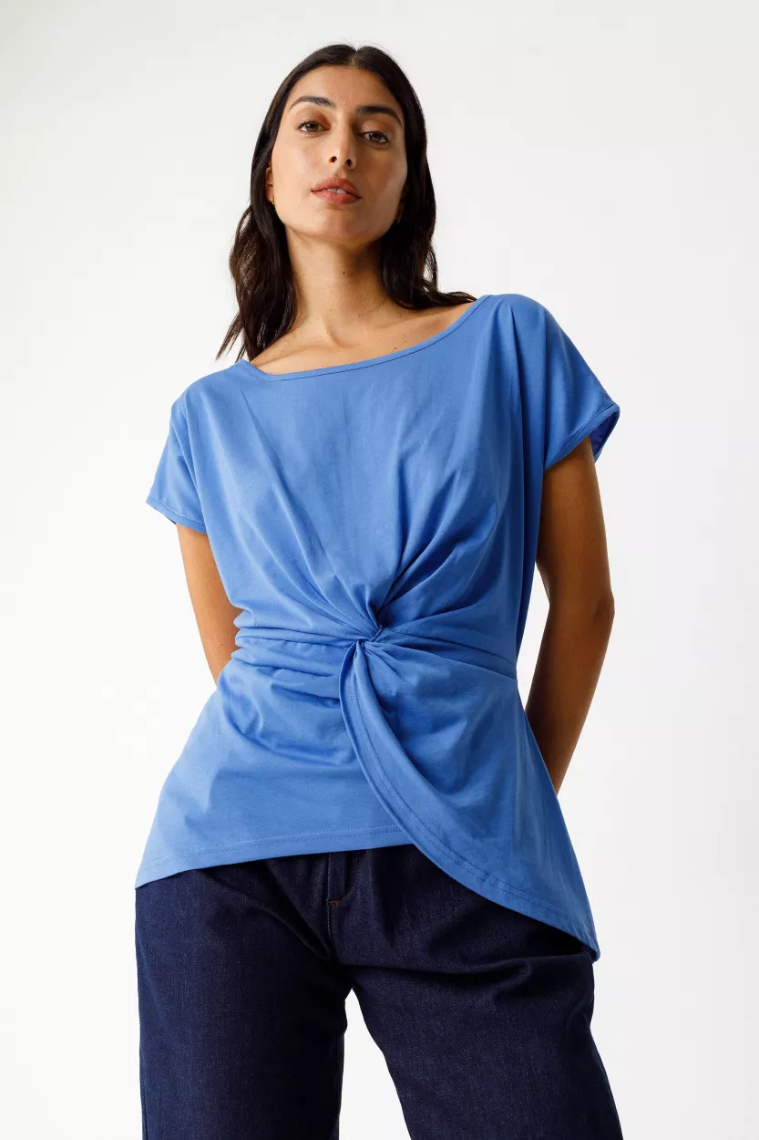 T-shirt ALAINE-GOTS bleu